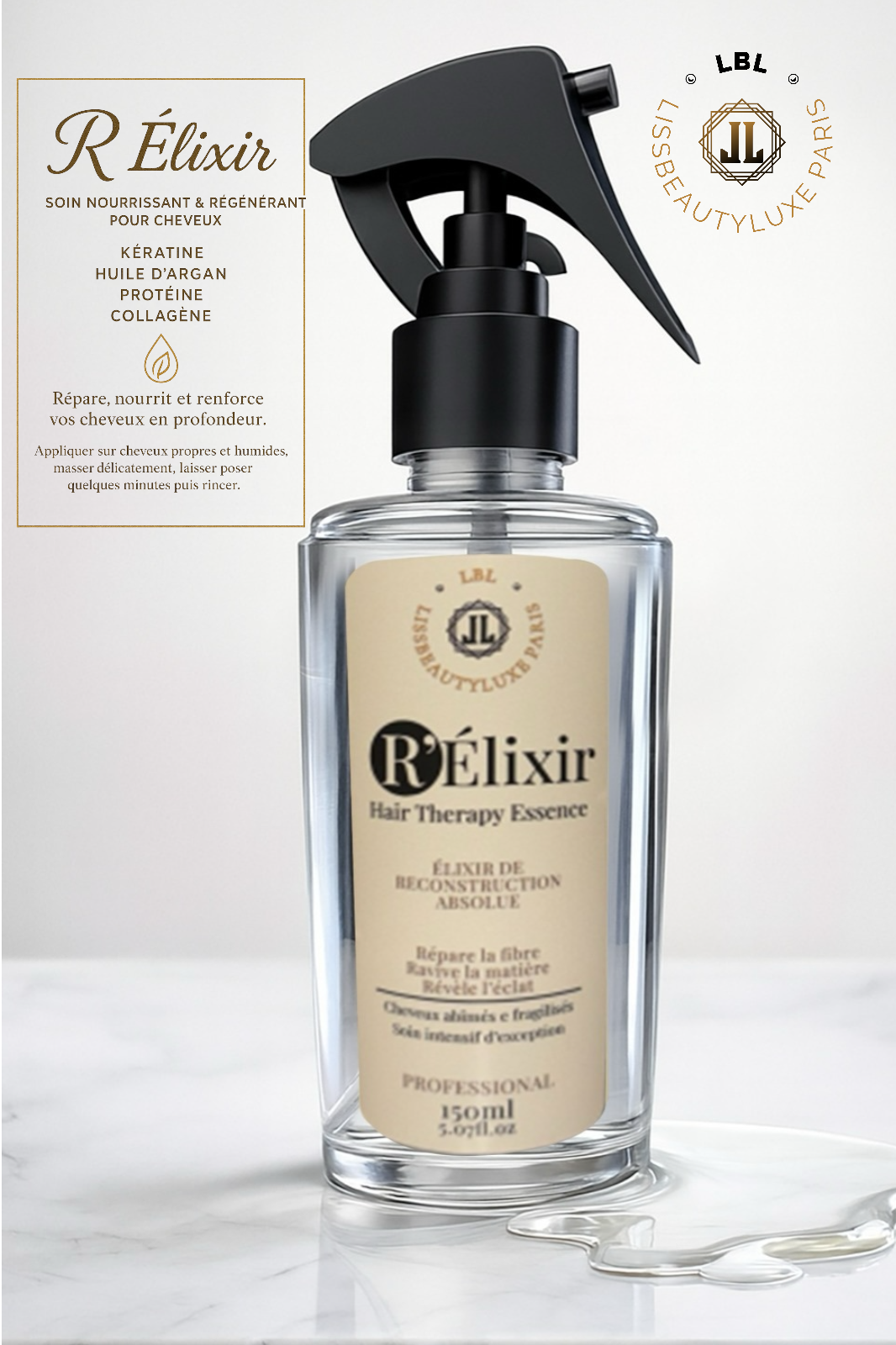 R'ELIXIR Élixir Capillaire Réparateur & Sublimateur